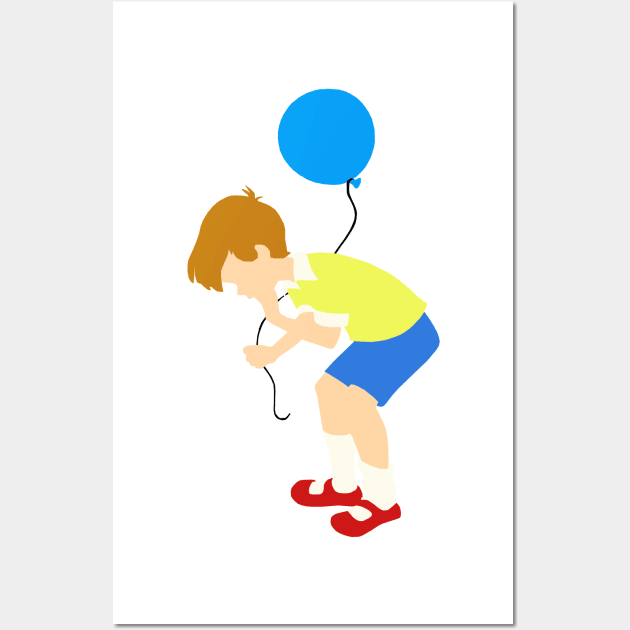 A Boy & His Balloon Wall Art by beefy-lamby